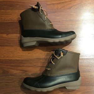 Sperry duck boots- like new